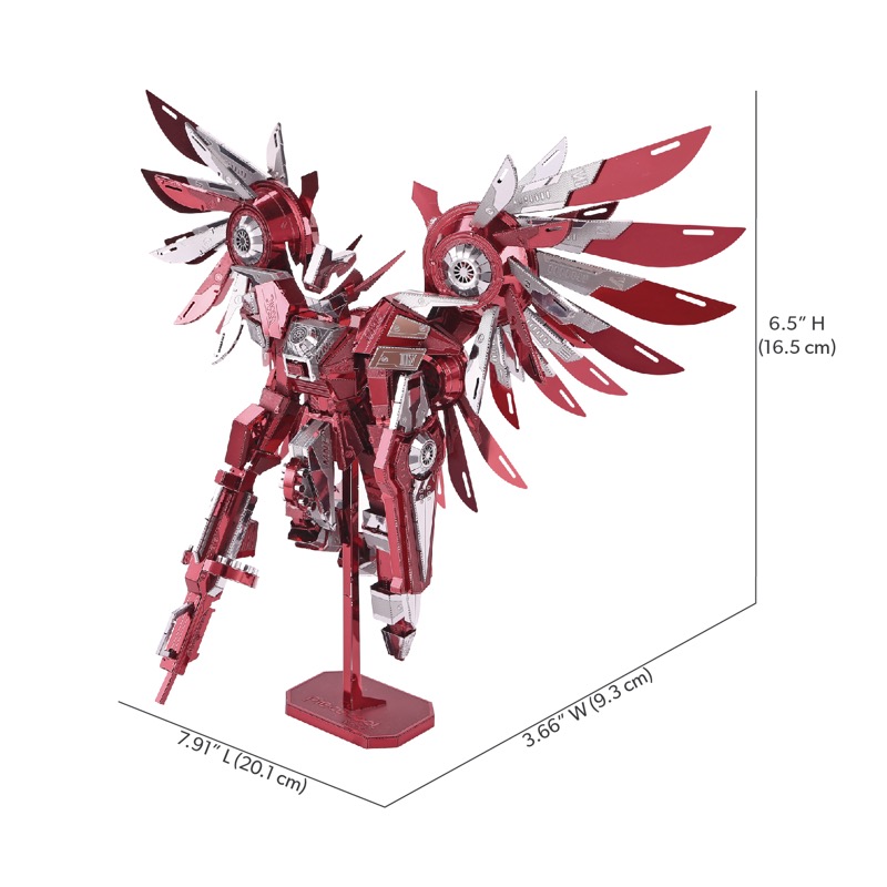 Piececool Thundering Wing -- 7-Star High Difficulty DIY 3D Metal Model Kit, Collectible Model for Display, Gift for Adults & Collectors