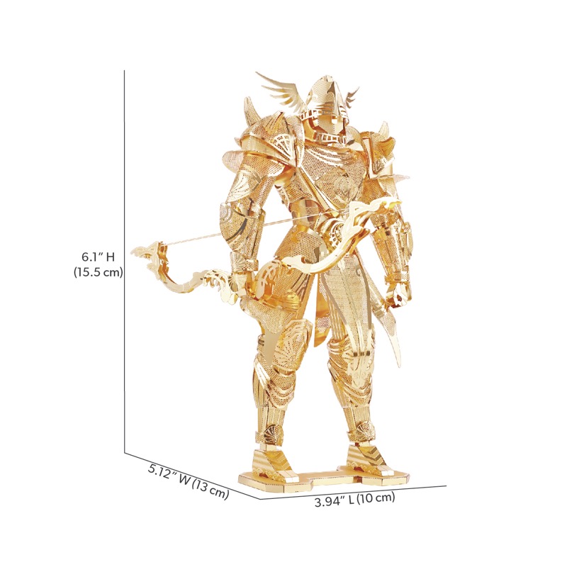 Piececool Knight of Firmament -- 5-Star DIY 3D Metal Puzzle Kit, Collectible Model for Home Decor, Brain Teaser for Adults & Teens