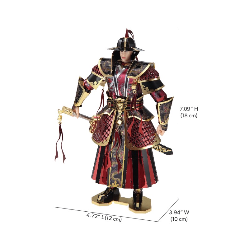 Piececool The Imperial Guards of Ming Dynasty -- 5-Star DIY 3D Metal Puzzle Kit, Collectible Model for Home Decor, Brain Teaser for Adults & Teens