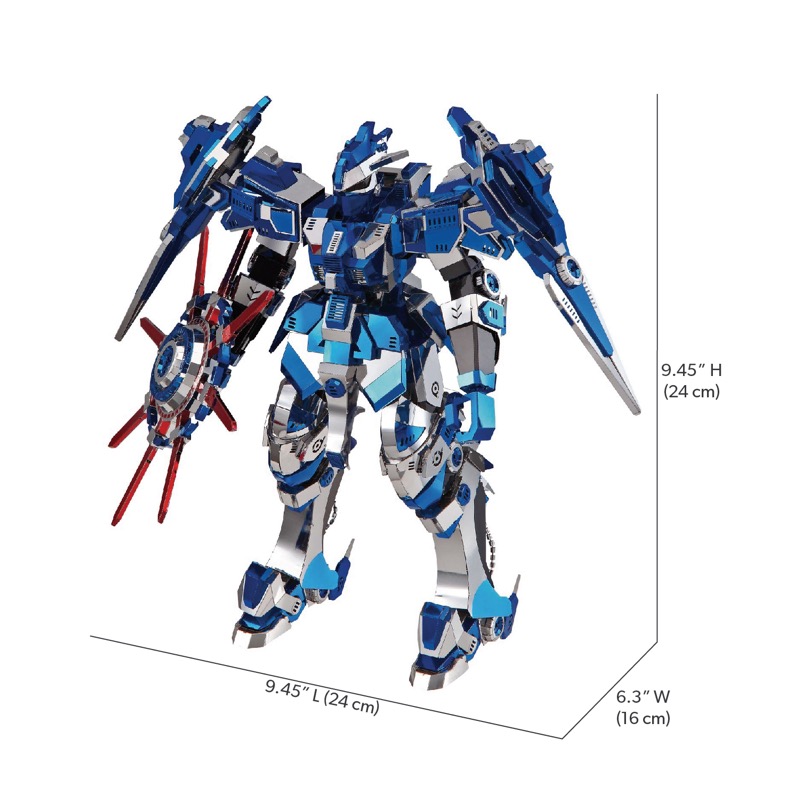Piececool Blue Magnetic Rotation -- 7-Star High Difficulty DIY 3D Metal Model Kit, Collectible Model for Display, Gift for Adults & Collectors