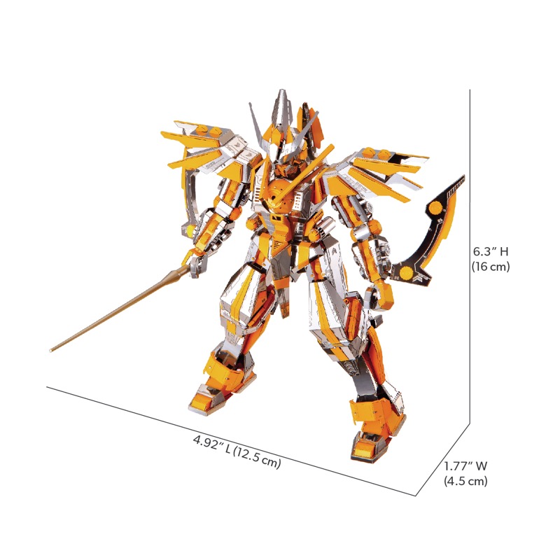 Piececool Crescent Blade Armor -- 5-Star DIY 3D Metal Puzzle Kit, Collectible Model for Display, Brain Teaser for Adults & Teens