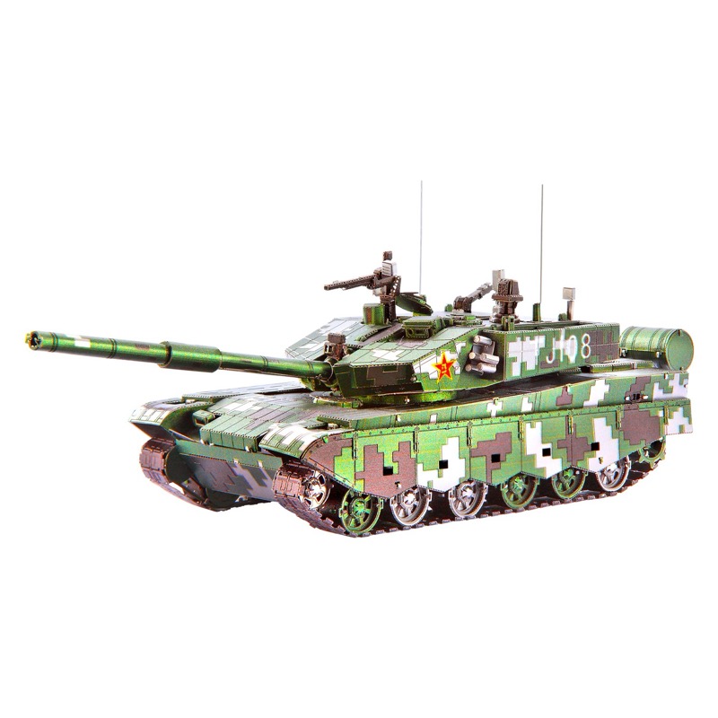 Piececool 99a Main Battle Tank -- 4-Star DIY 3D Metal Puzzle Kit, Military Tank Model for History Enthusiasts, Brain Teaser for Adults & Teens