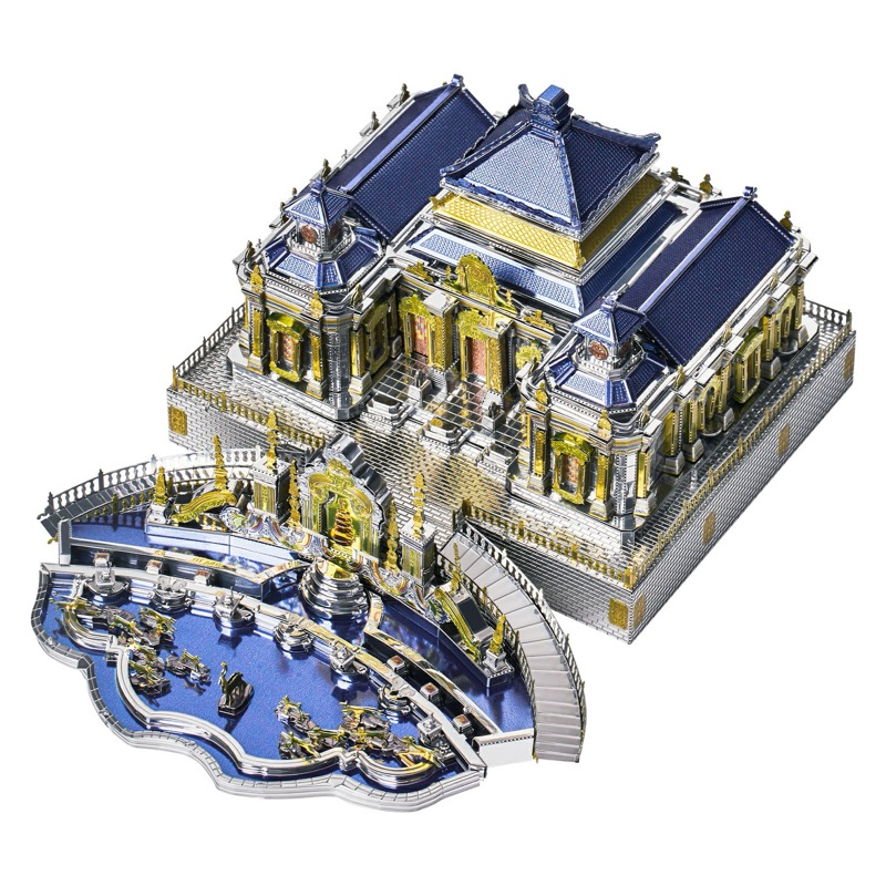 Piececool The Old Summer Palace -- 5-Star DIY 3D Metal Puzzle Kit, Famous Landmark Model for Home Decor, Brain Teaser for Adults & Teens