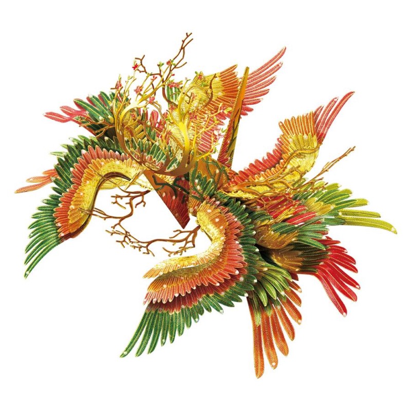 Piececool Fortune -- 2-Star DIY 3D Metal Puzzle Kit, Traditional Chinese Model for Home Decor, Brain Teaser for Adults & Teens