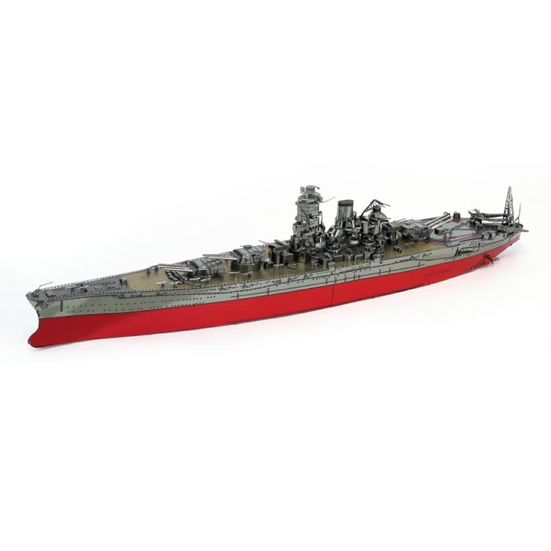 Piececool Battleship Musashi -- 5-Star DIY 3D Metal Puzzle Kit, Historic Warship Model for Collectors, Brain Teaser for Adults & Teens