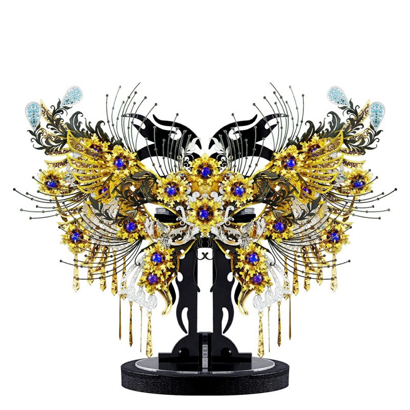 Piececool Psyche -- 3-Star DIY 3D Metal Puzzle Kit, Traditional Chinese Model for Home Decor, Brain Teaser for Adults & Teens