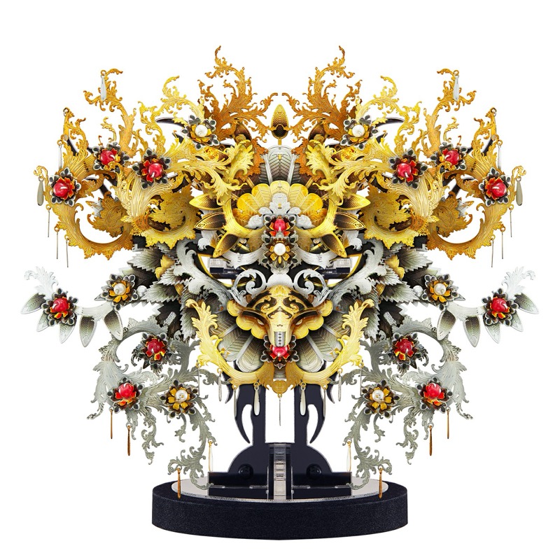 Piececool Medusa -- 3-Star DIY 3D Metal Puzzle Kit, Traditional Chinese Model for Home Decor, Brain Teaser for Adults & Teens