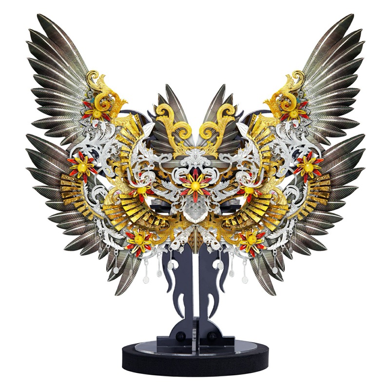 Piececool Athena -- 3-Star DIY 3D Metal Puzzle Kit, Traditional Chinese Model for Home Decor, Brain Teaser for Adults & Teens