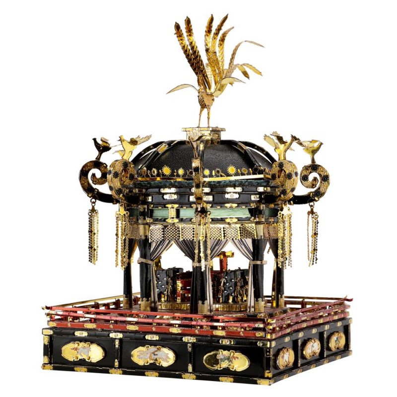 Piececool Takamikura Throne -- 3-Star DIY 3D Metal Puzzle Kit, Famous Landmark Model for Home Decor, Brain Teaser for Adults & Teens